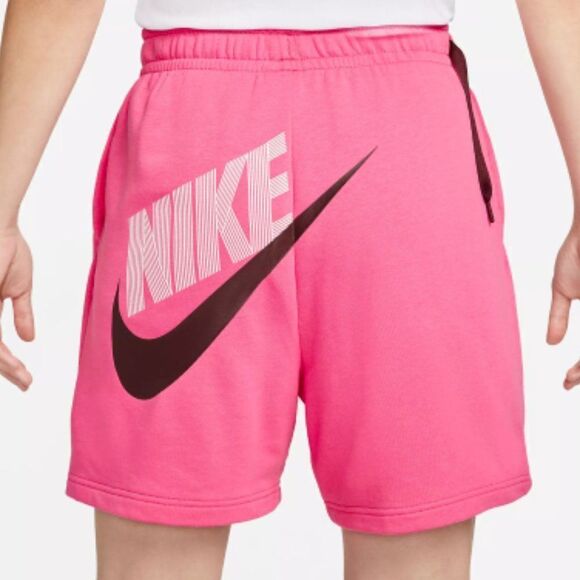 Nike Sportswear Women's High Rise Fleece Dance Shorts  DV0334-684 Pinksicle - Picture 3 of 11